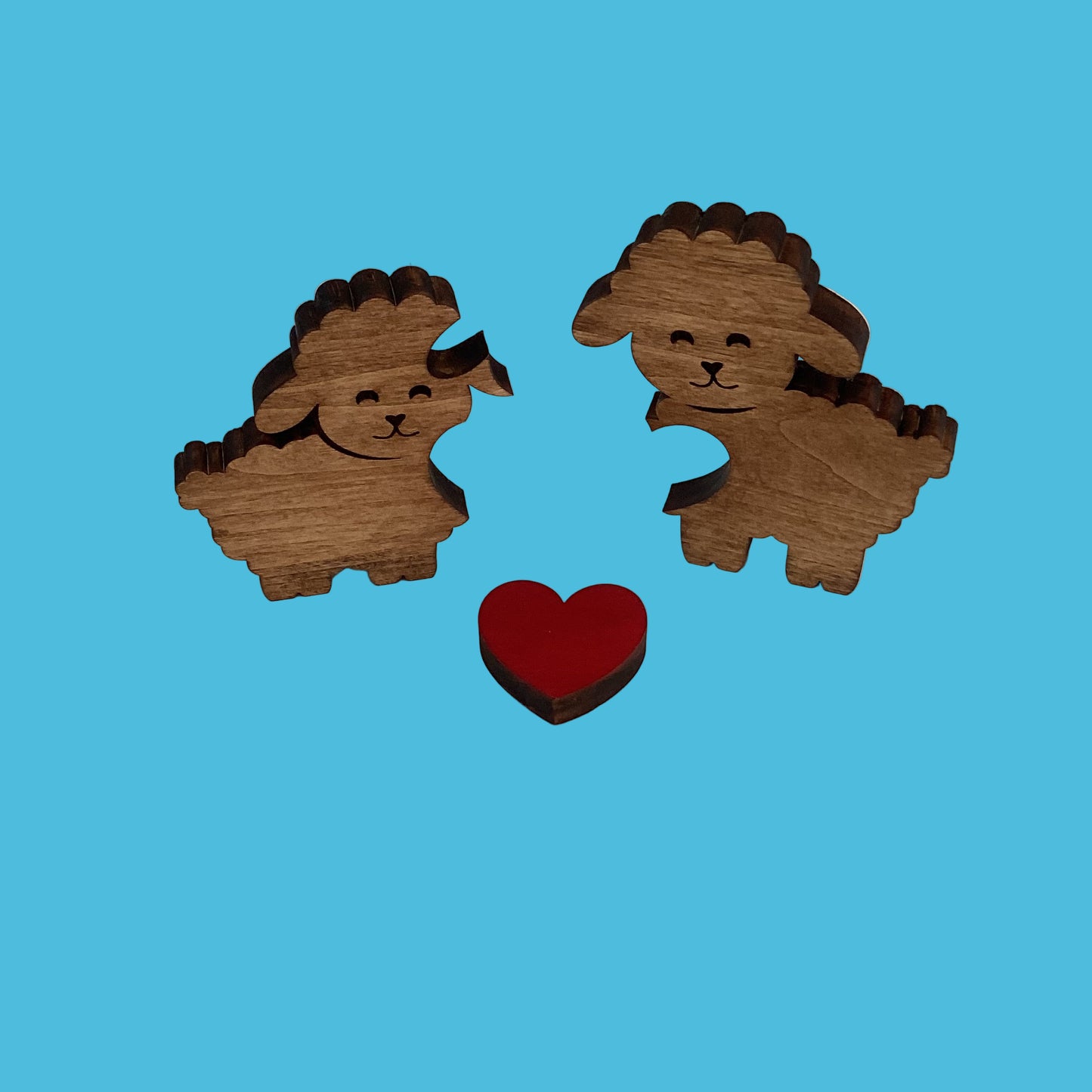 Assorted Animal Heart Puzzles