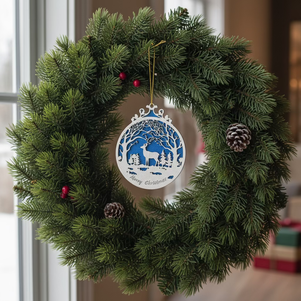 Ornament - Silver Deer