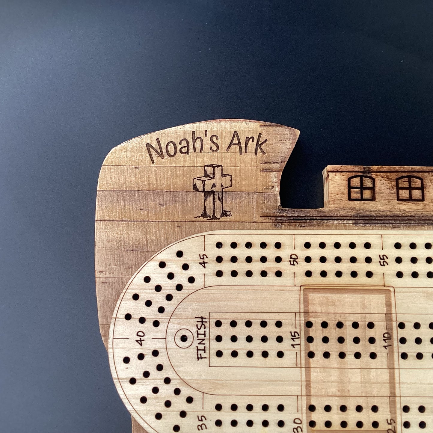 Cribbage - 3 Track Noah's Ark Board