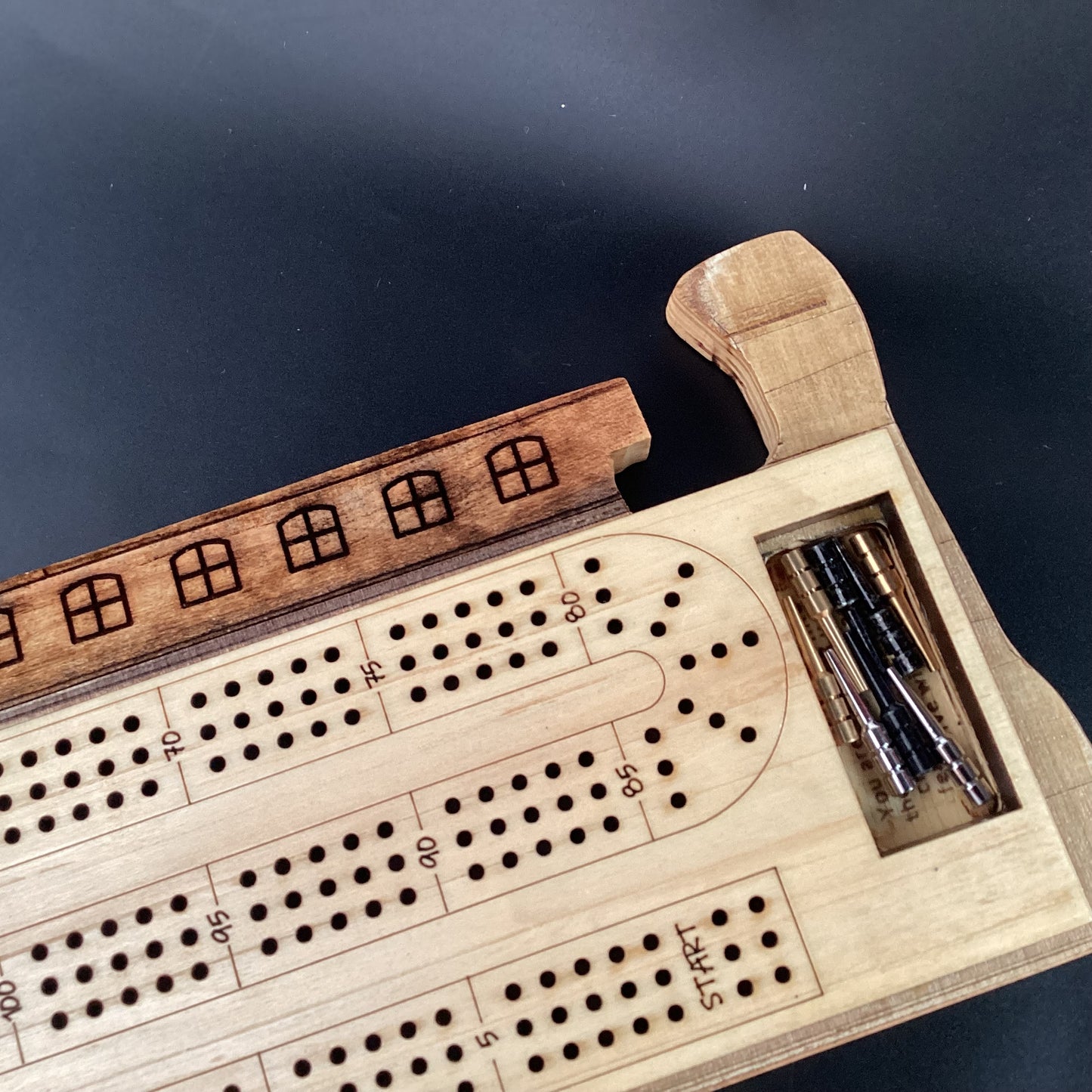 Cribbage - 3 Track Noah's Ark Board
