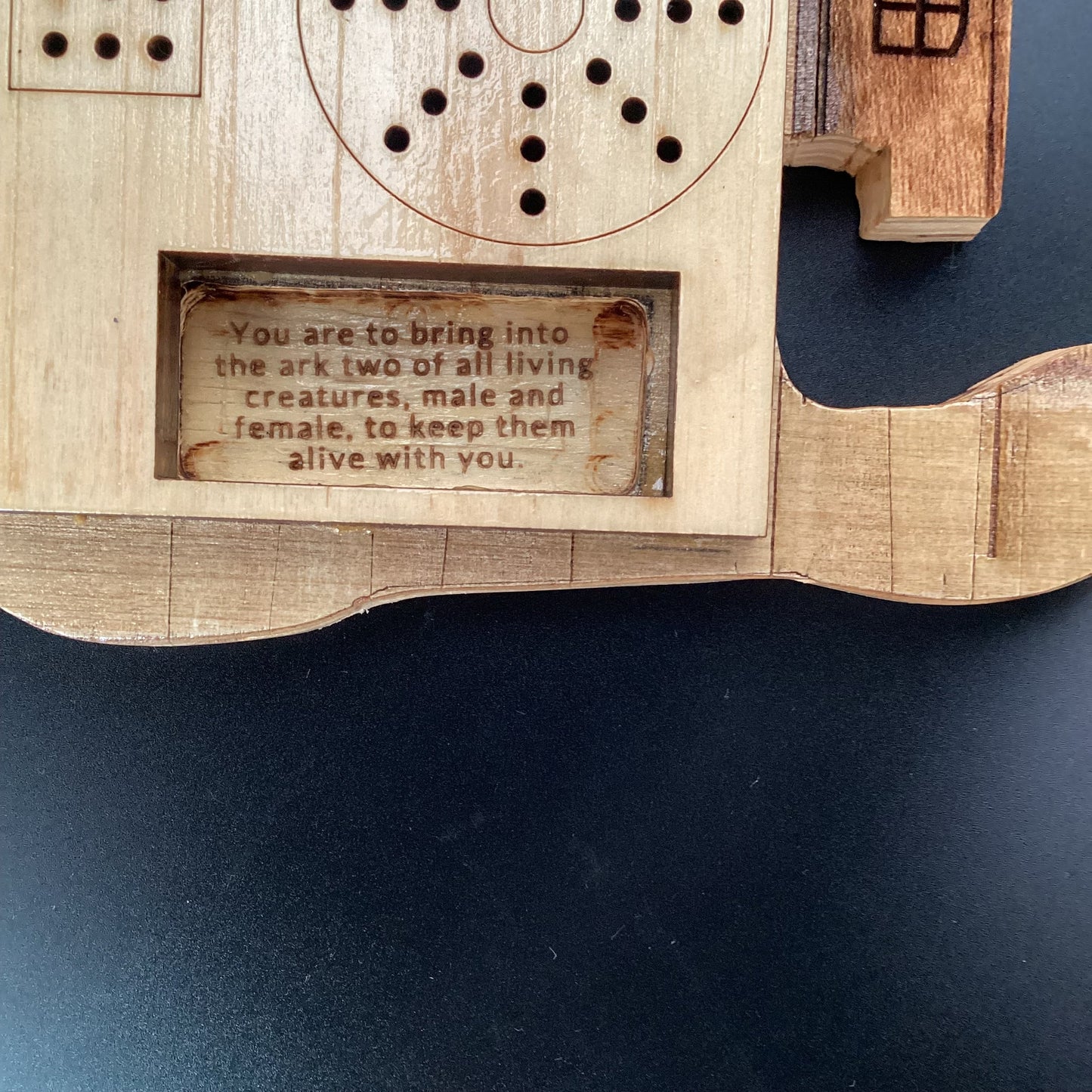 Cribbage - 3 Track Noah's Ark Board