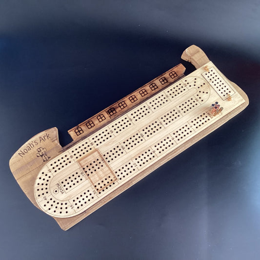 Cribbage - 3 Track Noah's Ark Board