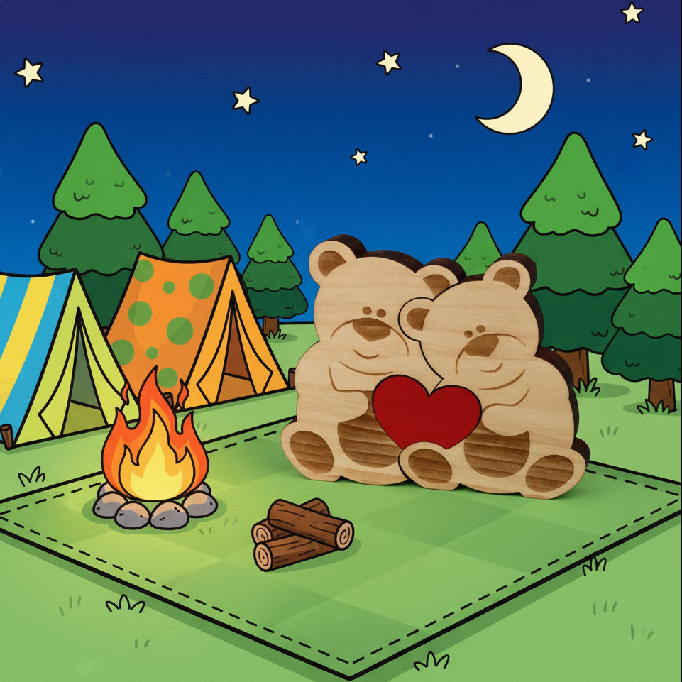 Assorted Animal Heart Puzzles