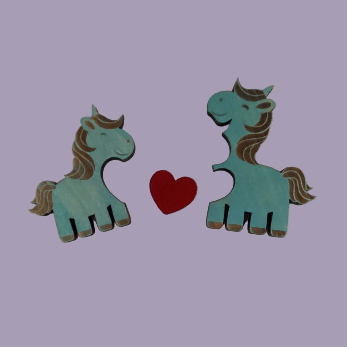 Assorted Animal Heart Puzzles