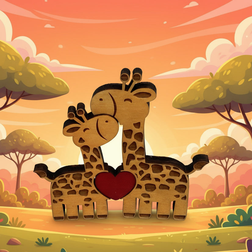 Assorted Animal Heart Puzzles