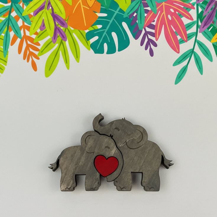 Assorted Animal Heart Puzzles