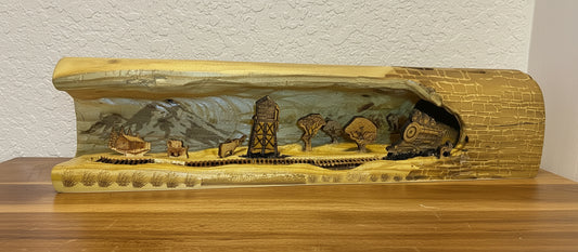 Steam Train Depiction