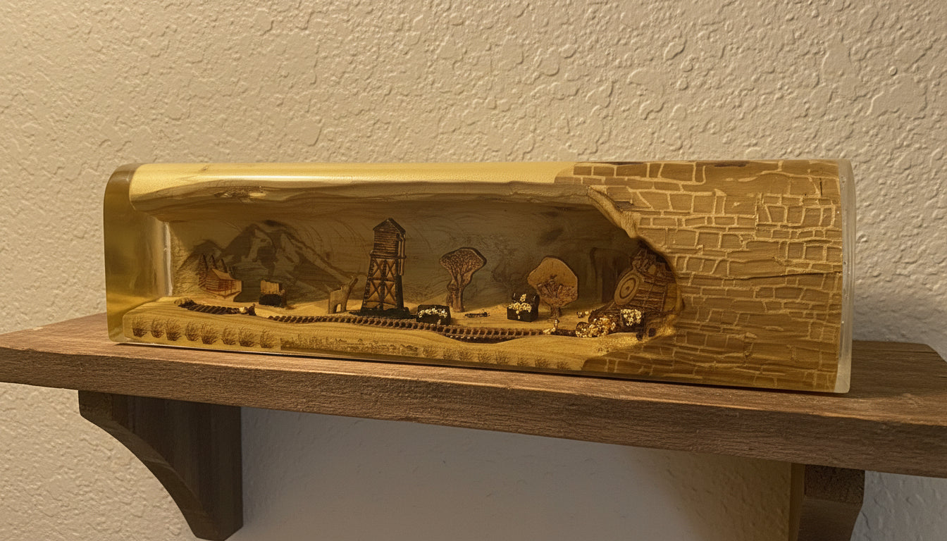 Steam Train Depiction