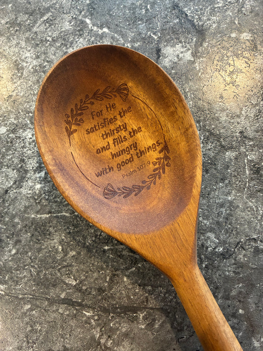 "Fills the Hungry" Spoon