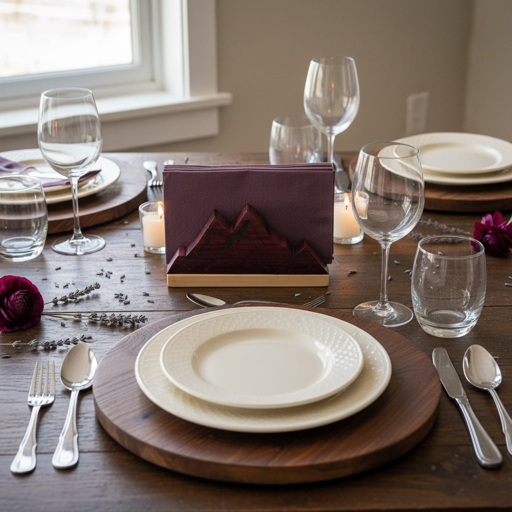 Mountain Napkin Holder